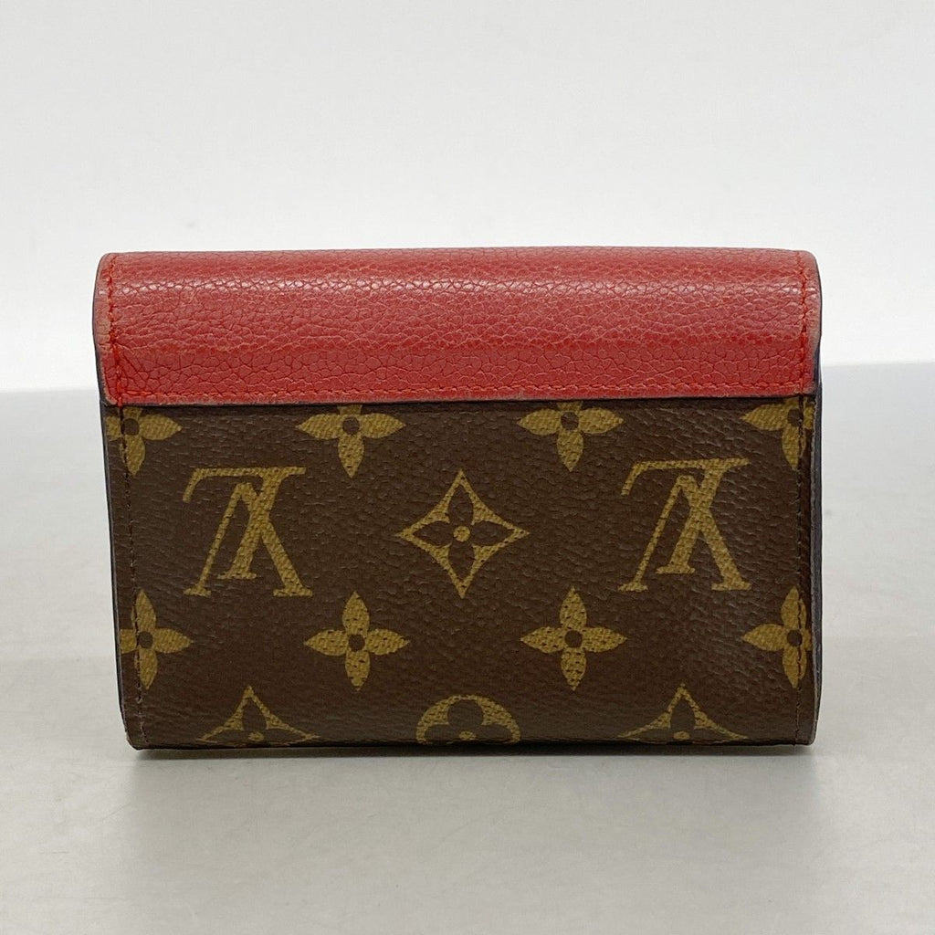Louis Vuitton Trifold Wallet Monogram Portefeuille Pallas Compact Cerise — view 8