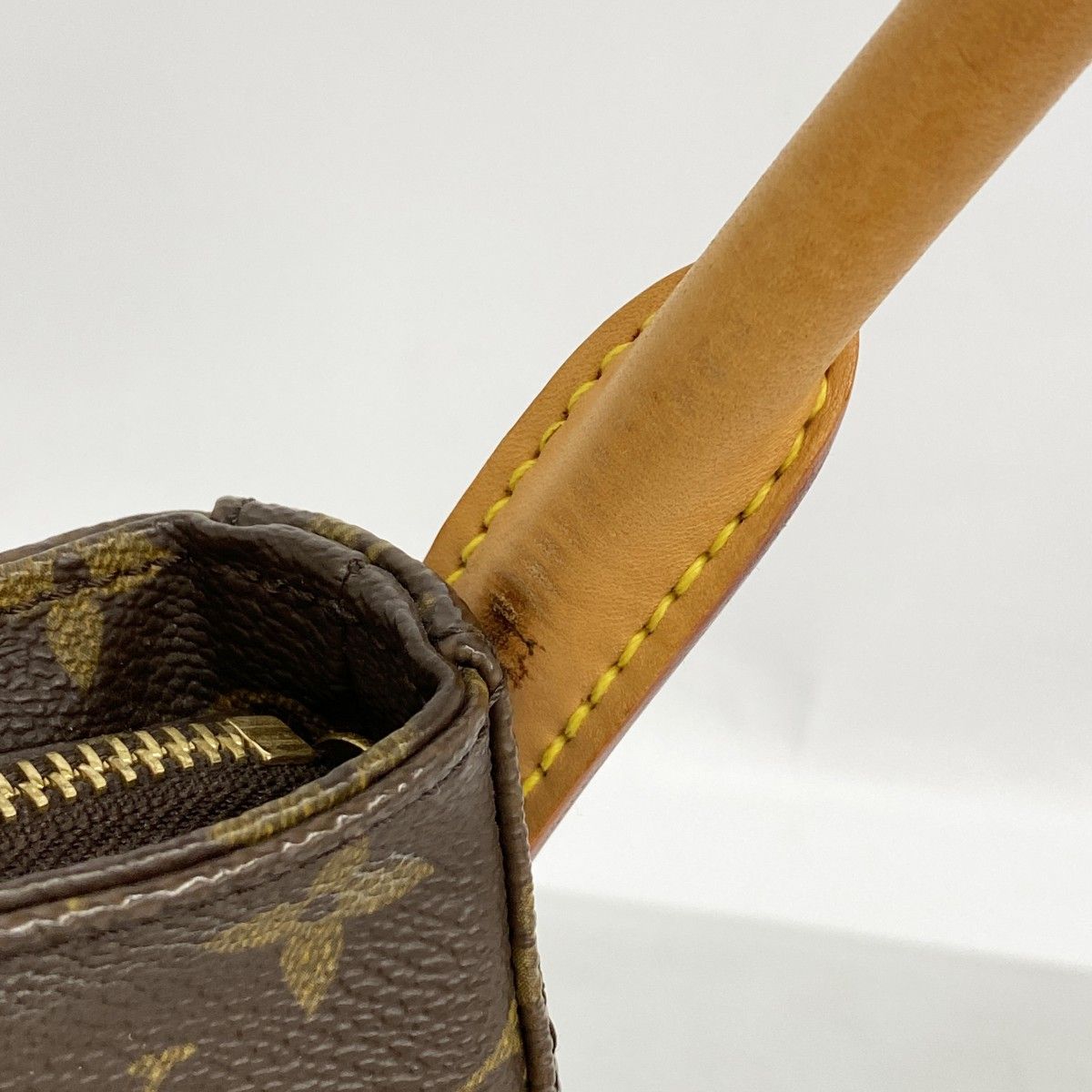 Louis Vuitton Shoulder Bag Monogram Looping MM Brown — view 7