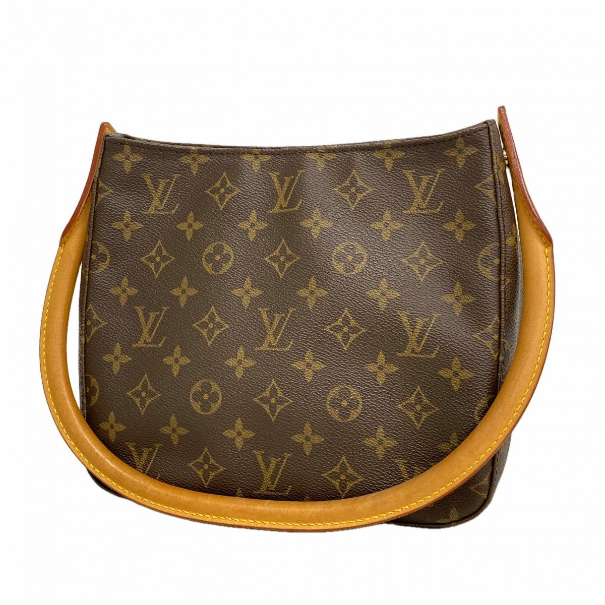 Louis Vuitton Shoulder Bag Monogram Looping MM Brown