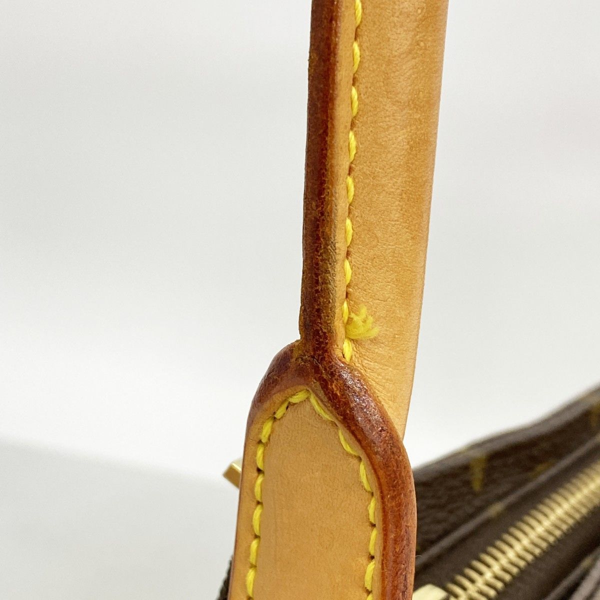 Louis Vuitton Shoulder Bag Monogram Looping MM Brown — view 8