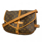 Louis Vuitton Shoulder Bag Monogram Saumur 30 Brown
