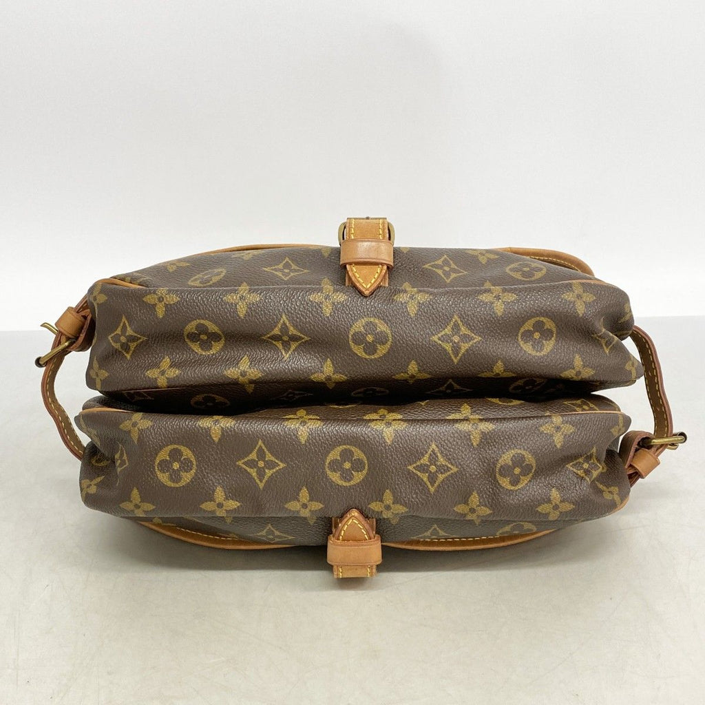 Louis Vuitton Shoulder Bag Monogram Saumur 30 Brown — view 3