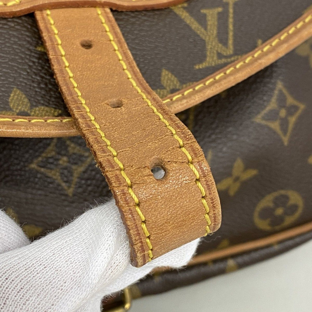 Louis Vuitton Shoulder Bag Monogram Saumur 30 Brown — view 7