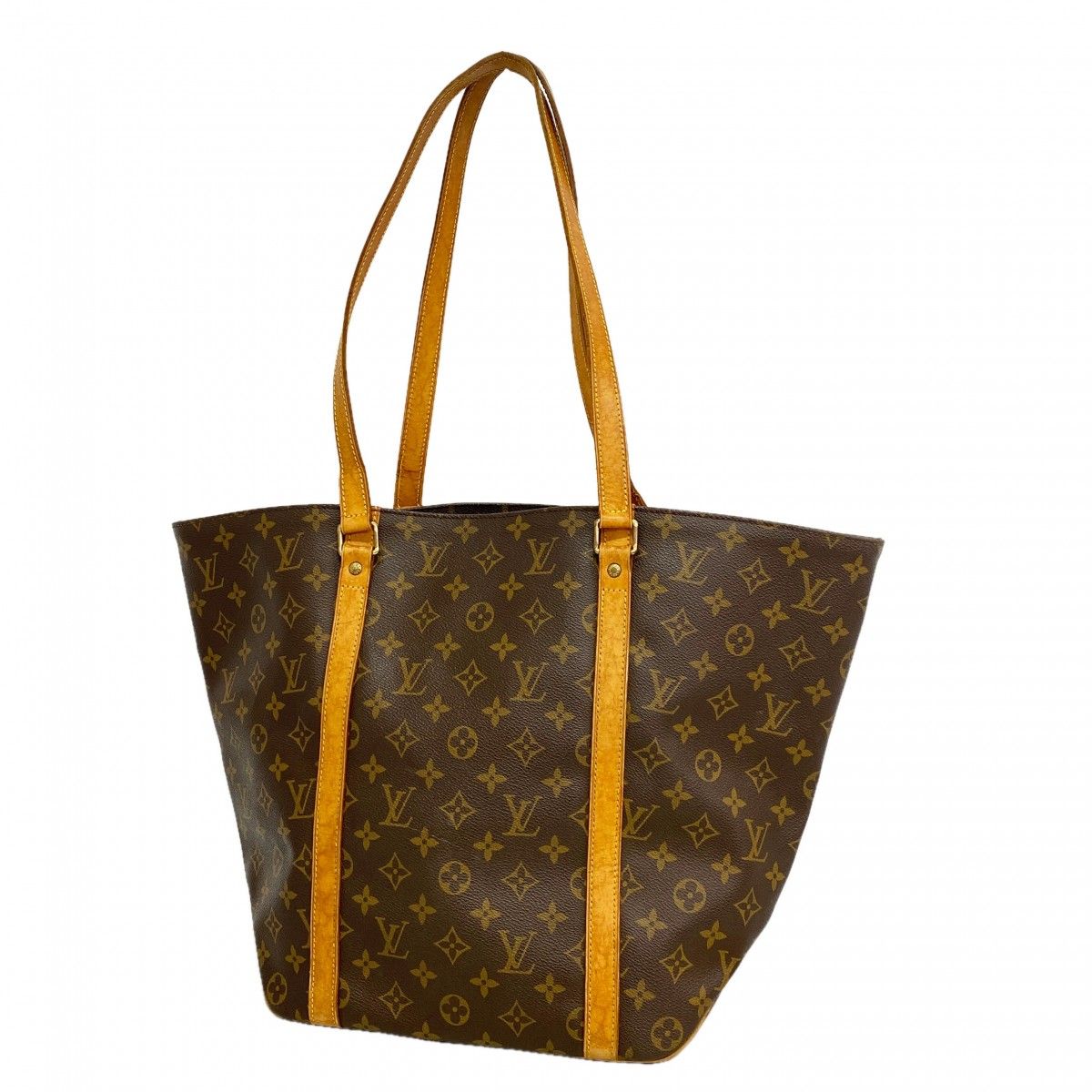 Louis Vuitton Tote Monogram Sac Shopping Brown