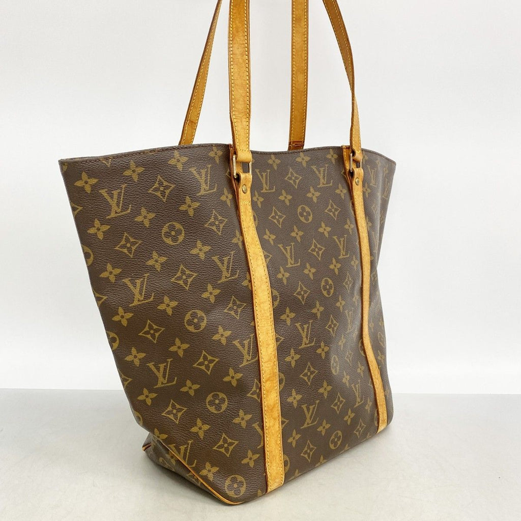 Louis Vuitton Tote Monogram Sac Shopping Brown — view 2