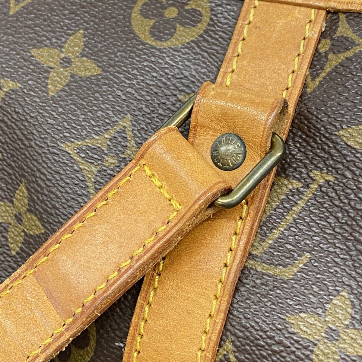Louis Vuitton Boston Bag Monogram Sac Spool 35 Brown — view 9