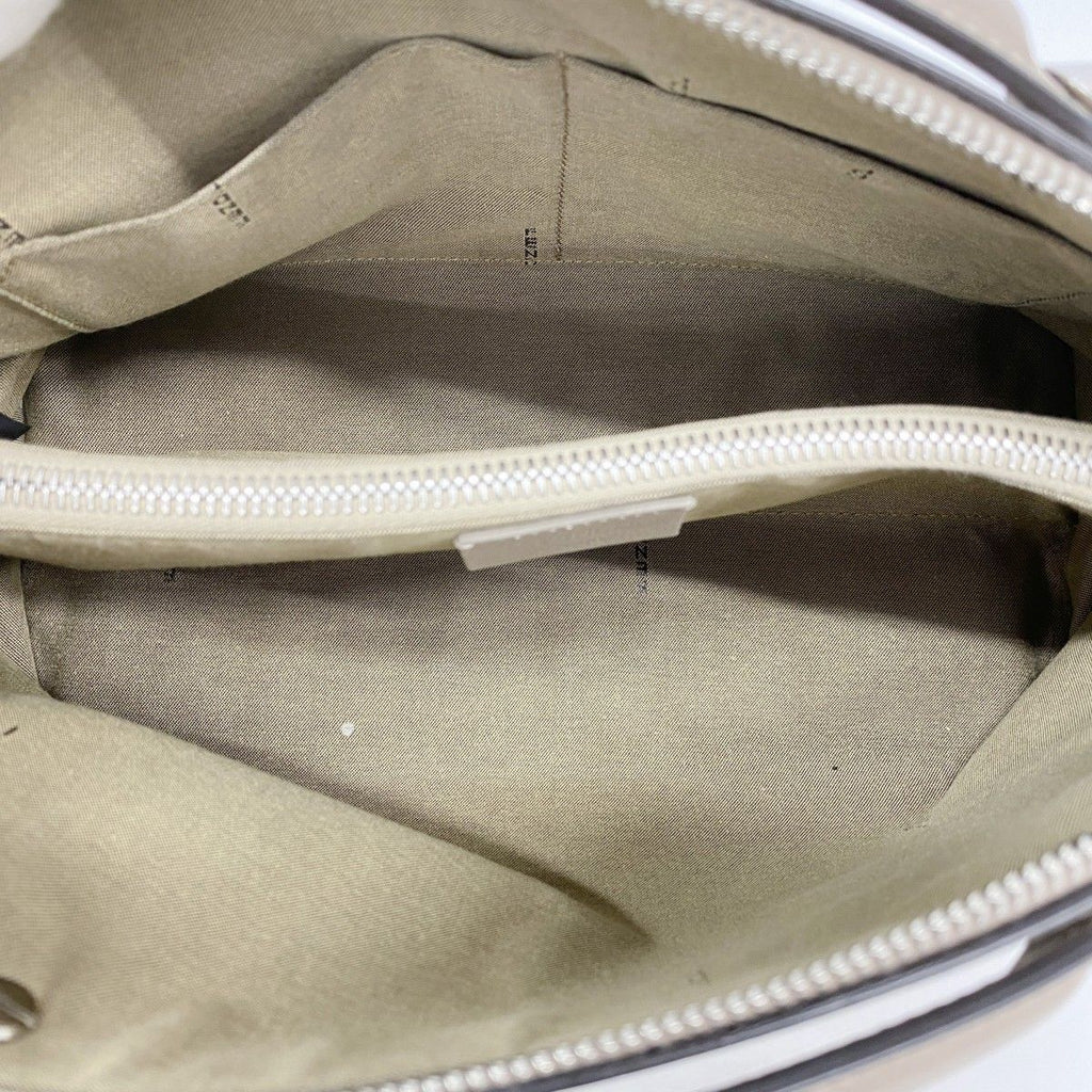 Fendi Handbag by the Way Leather Gray Ju Silver 2-Way — view 4