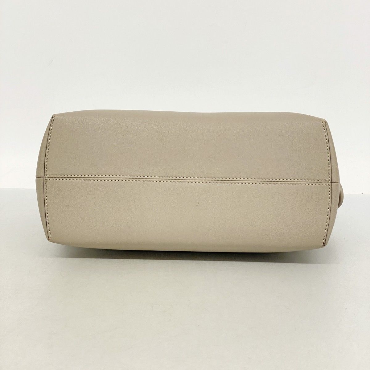 Fendi Handbag by the Way Leather Gray Ju Silver 2-Way — view 3