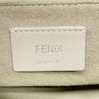 Fendi Handbag by the Way Leather Gray Ju Silver 2-Way — view 5