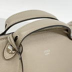 Fendi Handbag by the Way Leather Gray Ju Silver 2-Way — view 7