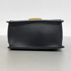 Fendi Shoulder Bag Canyu Leather Black Gold — view 3