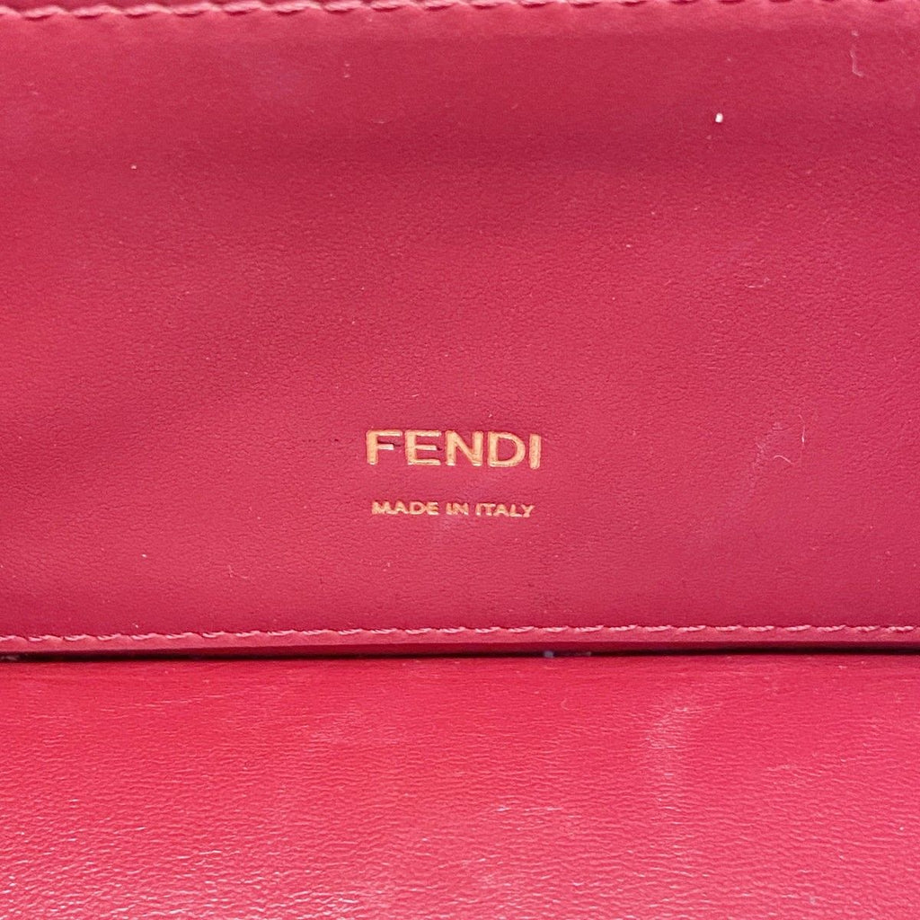 Fendi Shoulder Bag Canyu Leather Black Gold — view 5