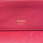Fendi Shoulder Bag Canyu Leather Black Gold — view 5