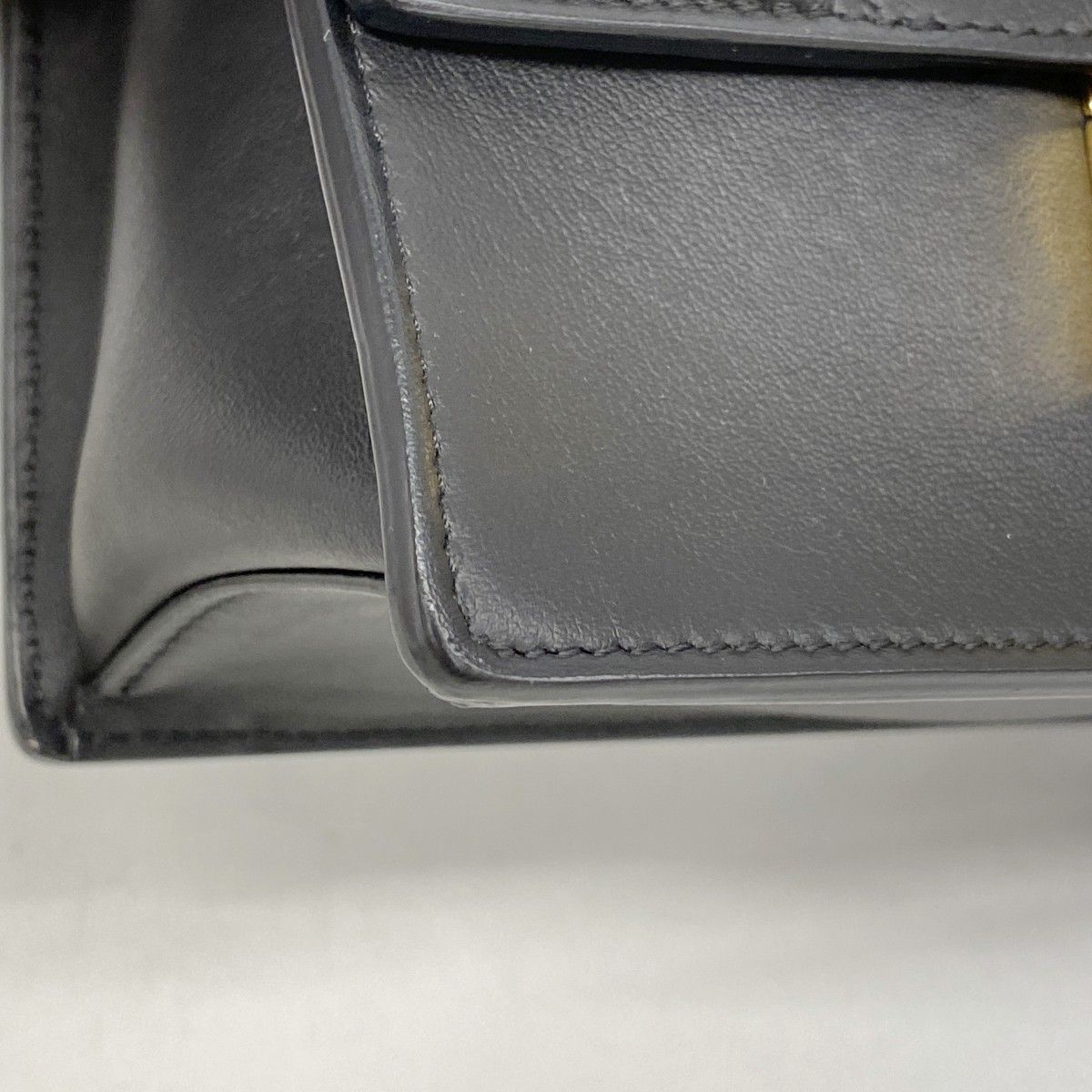 Fendi Shoulder Bag Canyu Leather Black Gold — view 6