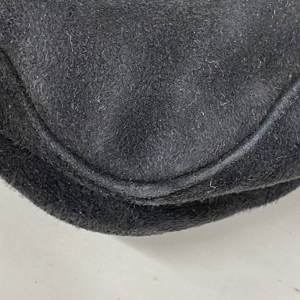 Fendi Handbag Mamma Bucket Suede Black Gold — view 6