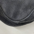 Fendi Handbag Mamma Bucket Suede Black Gold — view 6