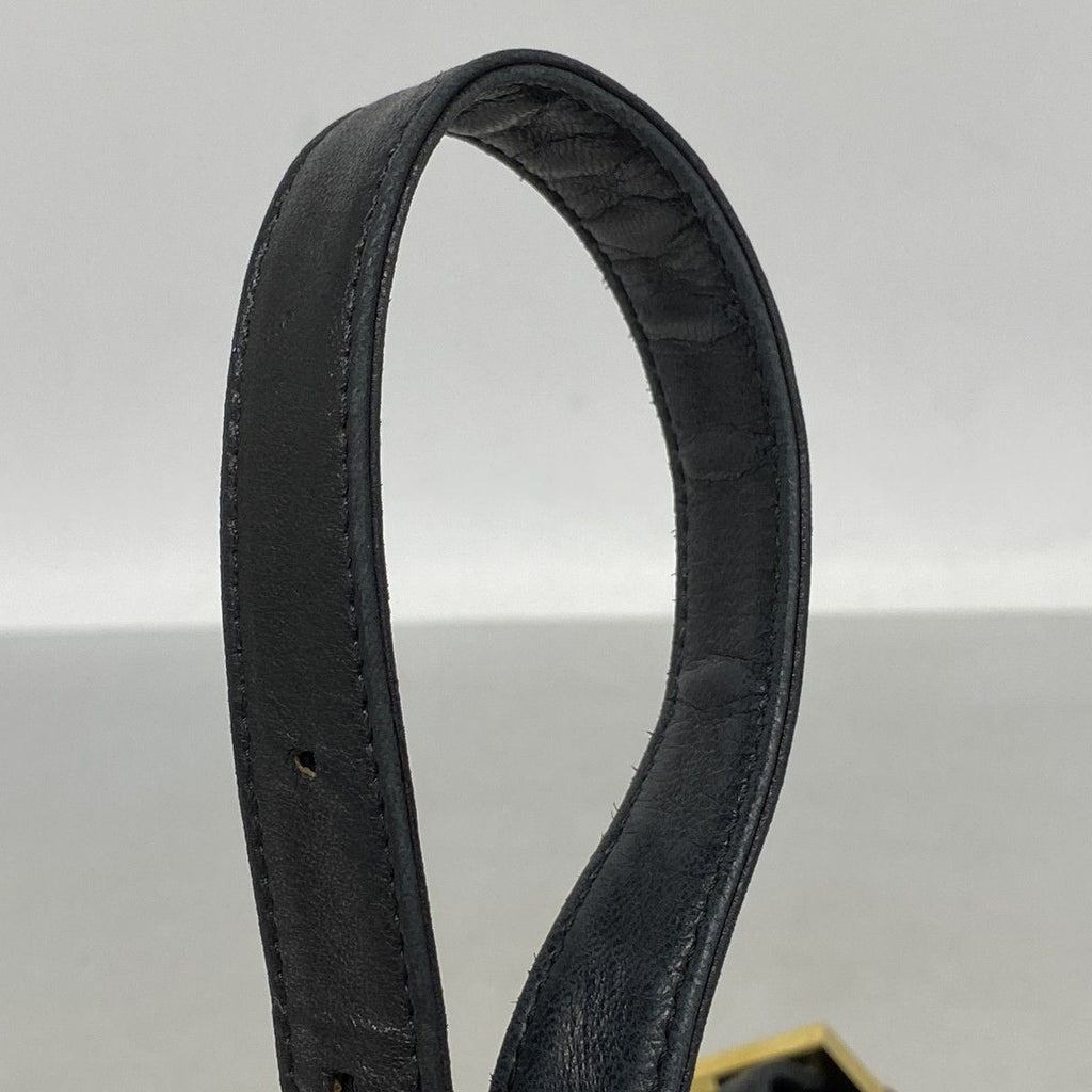 Fendi Handbag Mamma Bucket Suede Black Gold — view 7