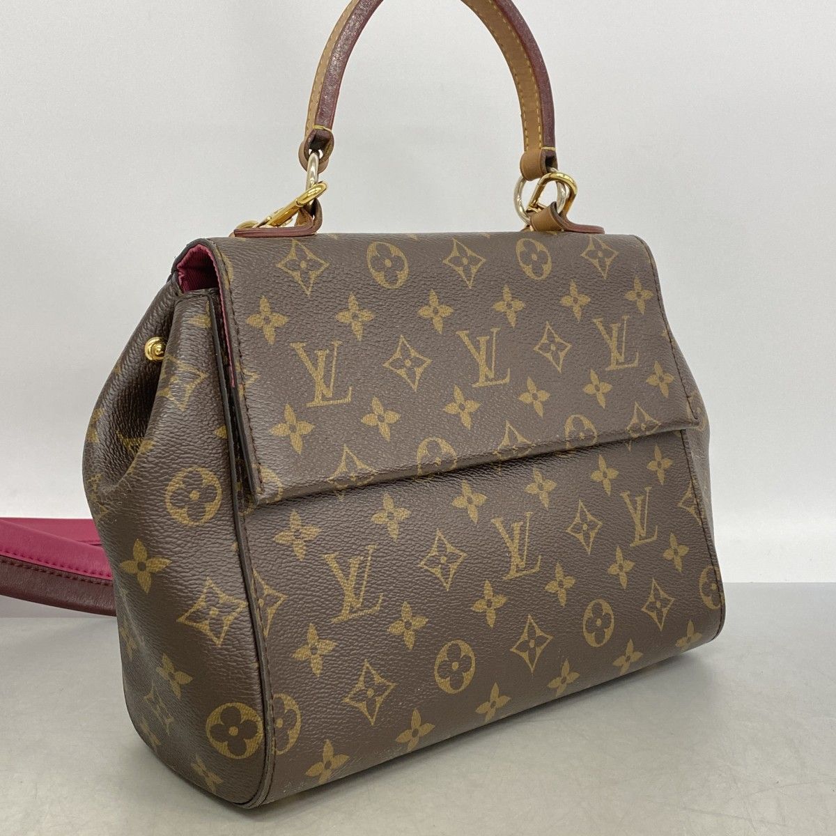 Louis Vuitton Handbag Monogram Cluny BB Rose 2-Way — view 2