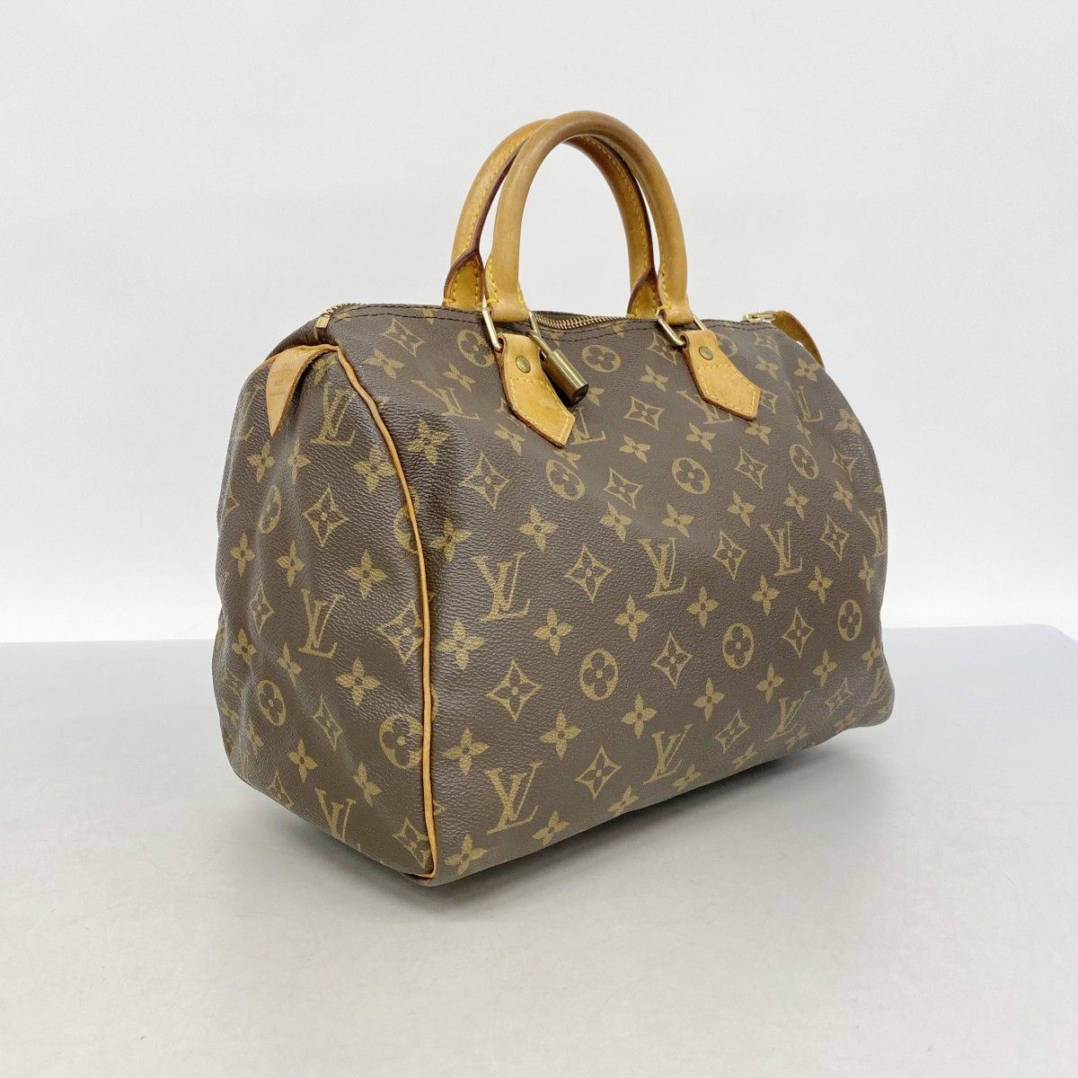 Louis Vuitton Handbag Monogram Speedy 30 Brown — view 2