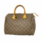 Louis Vuitton Handbag Monogram Speedy 30 Brown