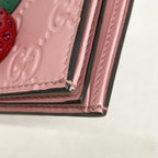 Gucci Wallet Guccissima Cherry Leather Pink Gold — view 5