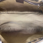 Fendi Handbag Zucca Mamma Bucket Nylon Canvas Brown Silver — view 4