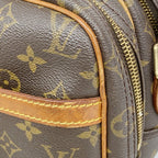 Louis Vuitton Shoulder Bag Monogram Reporter PM Brown — view 7