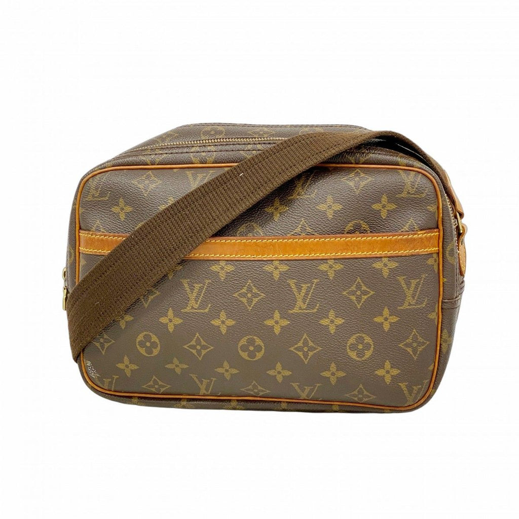 Louis Vuitton Shoulder Bag Monogram Reporter PM Brown