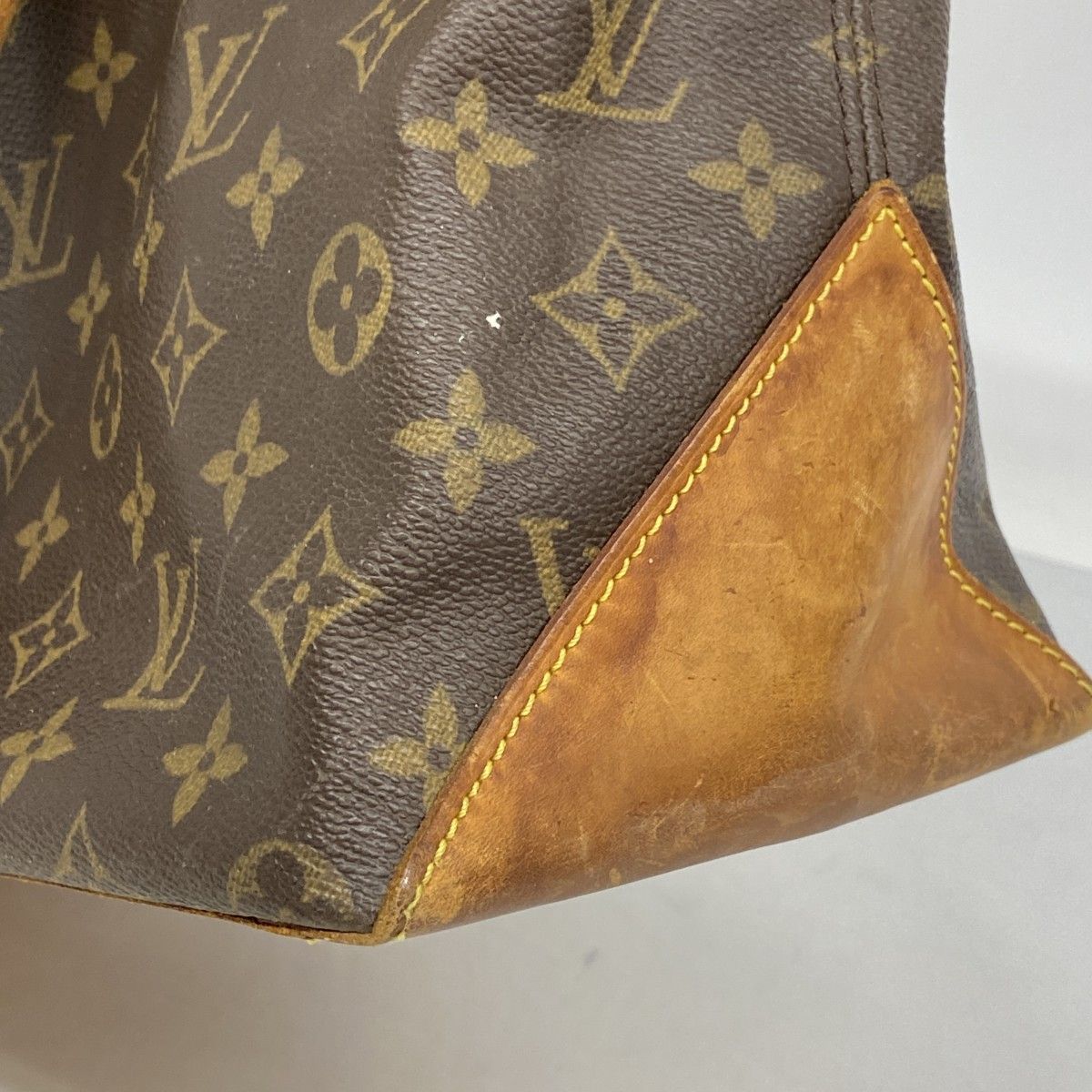 Louis Vuitton Tote Monogram Cabas Mezzo Brown — view 9