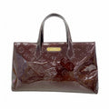 Louis Vuitton Tote Vernis Wilshire PM Amaranto