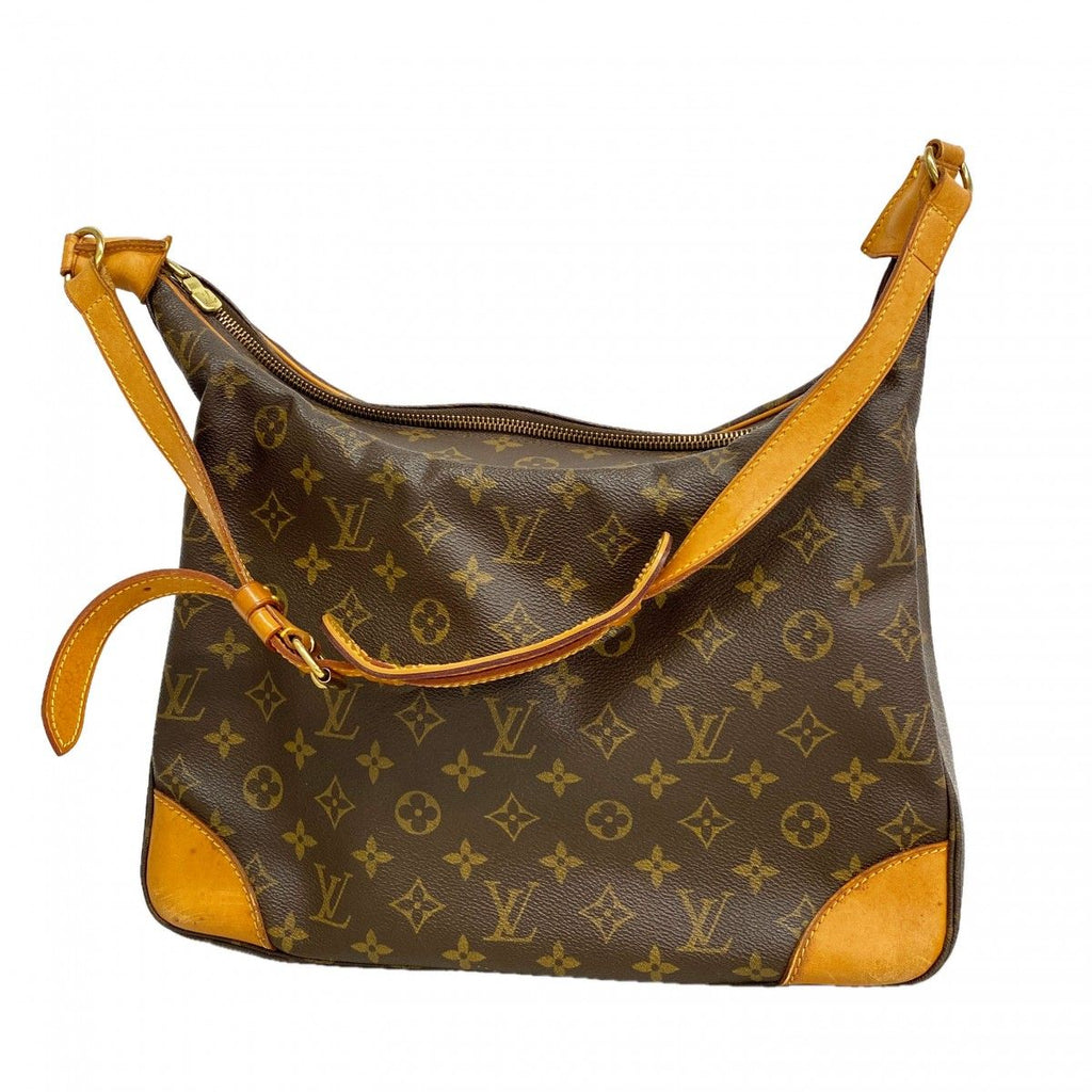 Louis Vuitton Shoulder Bag Monogram Boulogne 35 Brown