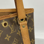 Louis Vuitton Shoulder Bag Monogram Petit Noe Brown — view 8
