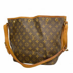 Louis Vuitton Shoulder Bag Monogram Petit Noe Brown