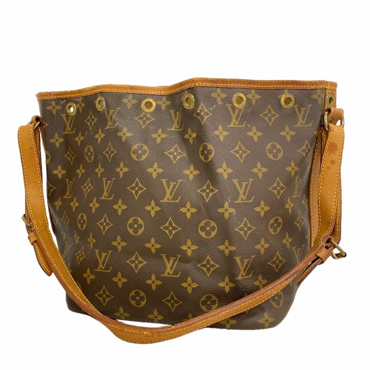 Louis Vuitton Shoulder Bag Monogram Petit Noe Brown