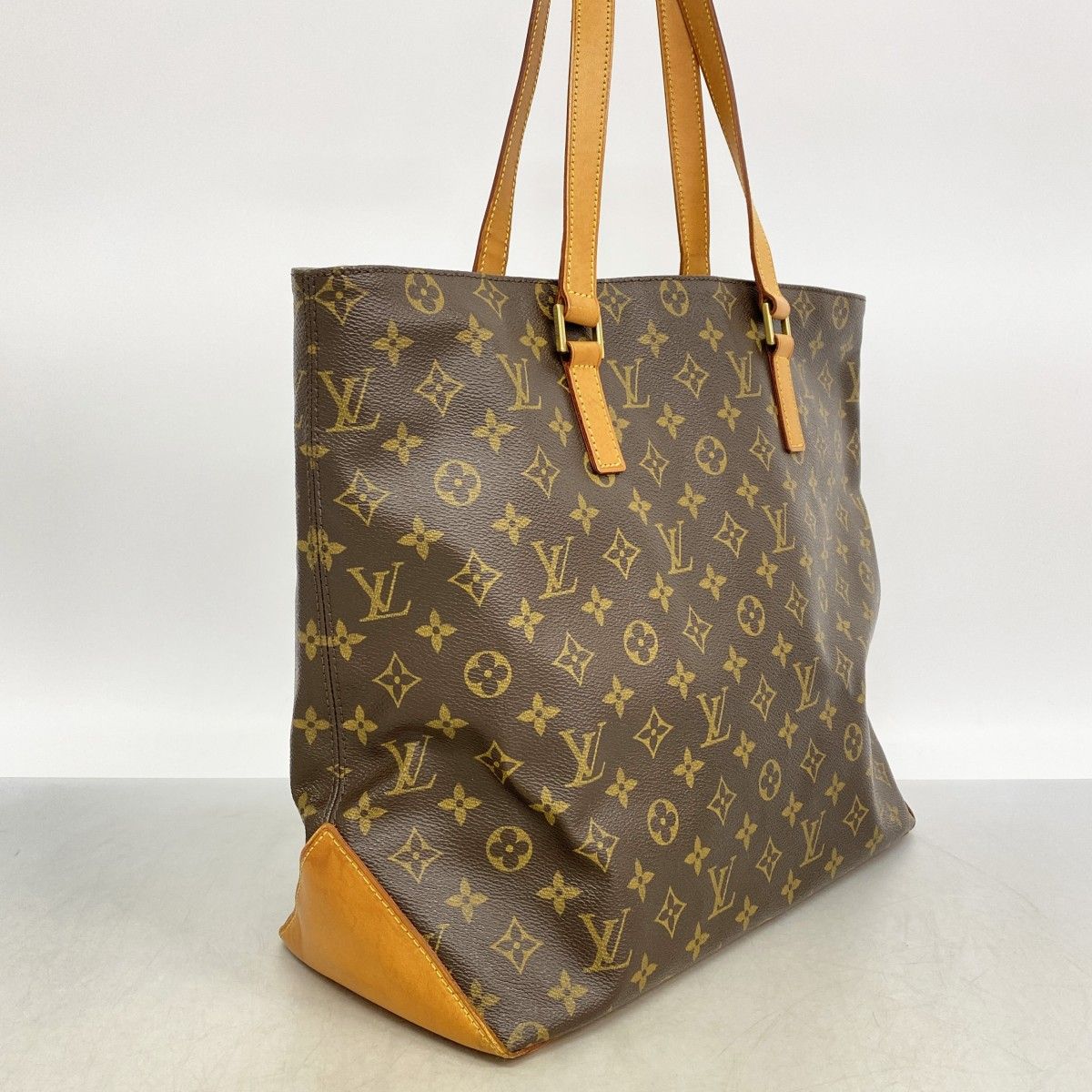 Louis Vuitton Tote Monogram Cabas Mezzo Brown — view 2