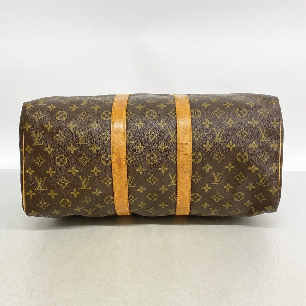 Louis Vuitton Boston Bag Monogram Keepall 45 Brown — view 3