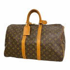 Louis Vuitton Boston Bag Monogram Keepall 45 Brown