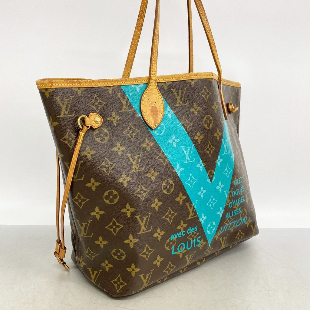 Louis Vuitton Tote Monogram Neverfull MM Turcoise — view 2