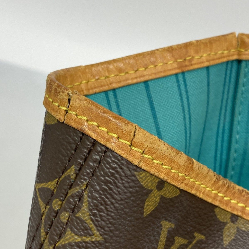 Louis Vuitton Tote Monogram Neverfull MM Turcoise — view 9