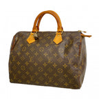Louis Vuitton Handbag Monogram Speedy 30 Brown