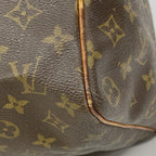 Louis Vuitton Boston Bag Monogram Keepall 45 Brown — view 6