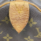 Louis Vuitton Boston Bag Monogram Keepall 45 Brown — view 5
