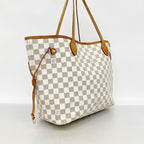 Louis Vuitton Tote Damier Azur Neverfull MM White — view 2