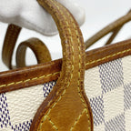 Louis Vuitton Tote Damier Azur Neverfull MM White — view 9