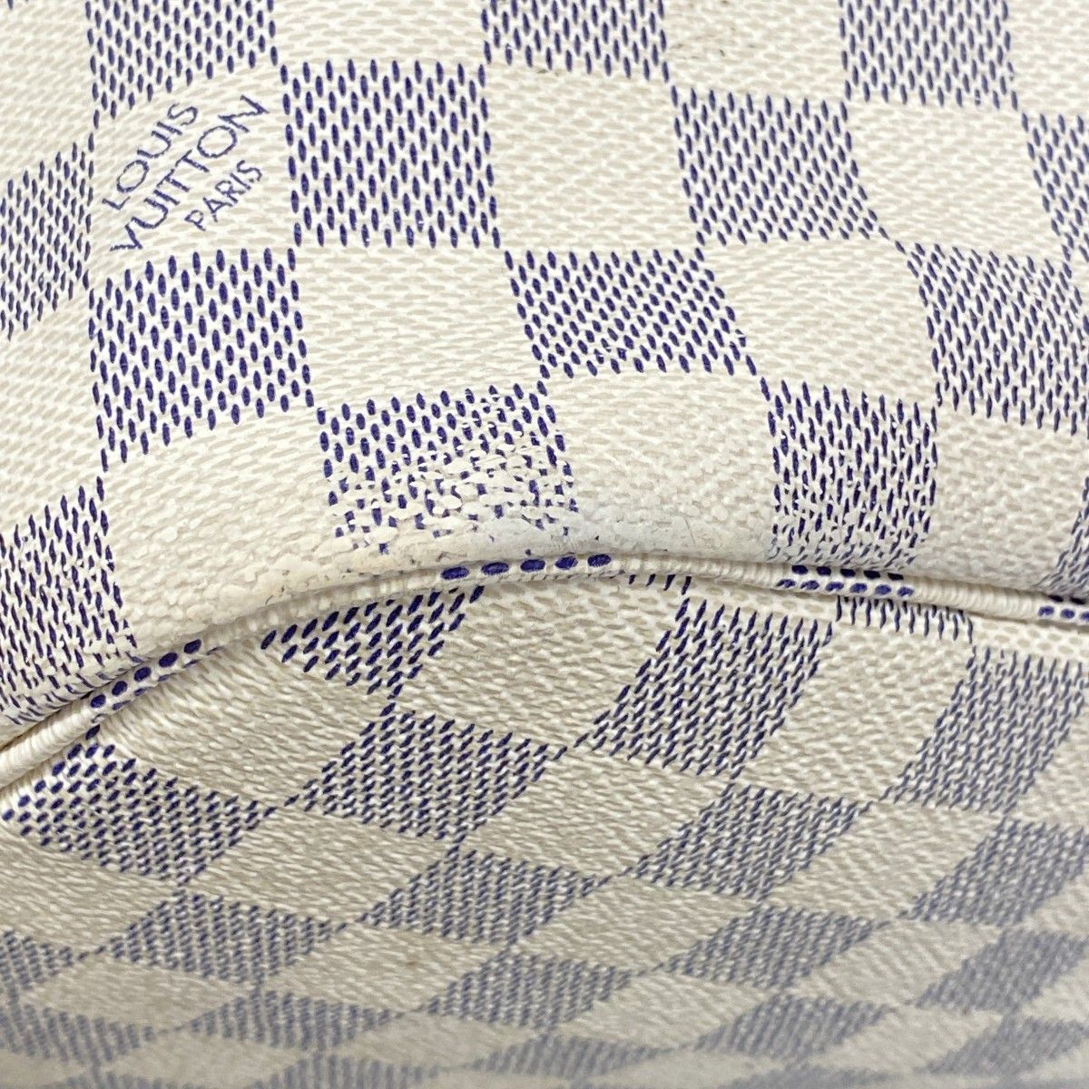 Louis Vuitton Tote Damier Azur Neverfull MM White — view 6