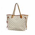 Louis Vuitton Tote Damier Azur Neverfull MM White