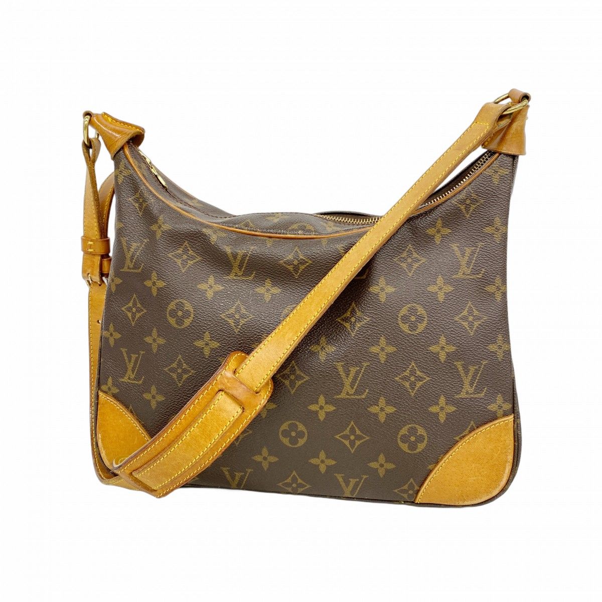Louis Vuitton Shoulder Bag Monogram Boulogne 30 Brown