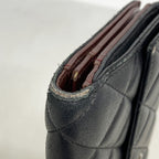 Chanel Wallet Quilted Lambskin Black Silver — view 5