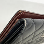 Chanel Wallet Quilted Lambskin Black Silver — view 8