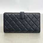 Chanel Wallet Quilted Lambskin Black Silver — view 9
